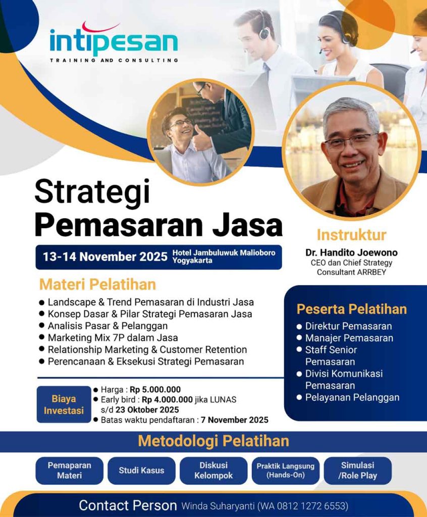 Strategi Pemasaran Jasa
